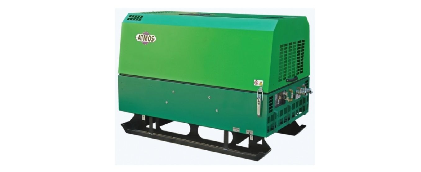 Дизельный винтовой компрессор ATMOS PDP 15 (на салазках, 17 кВт, 7 бар)